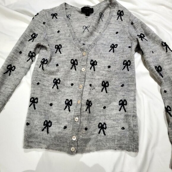 J CREW Italian Alpaca Blend Ribbon Cardigan - Picture 1 of 12